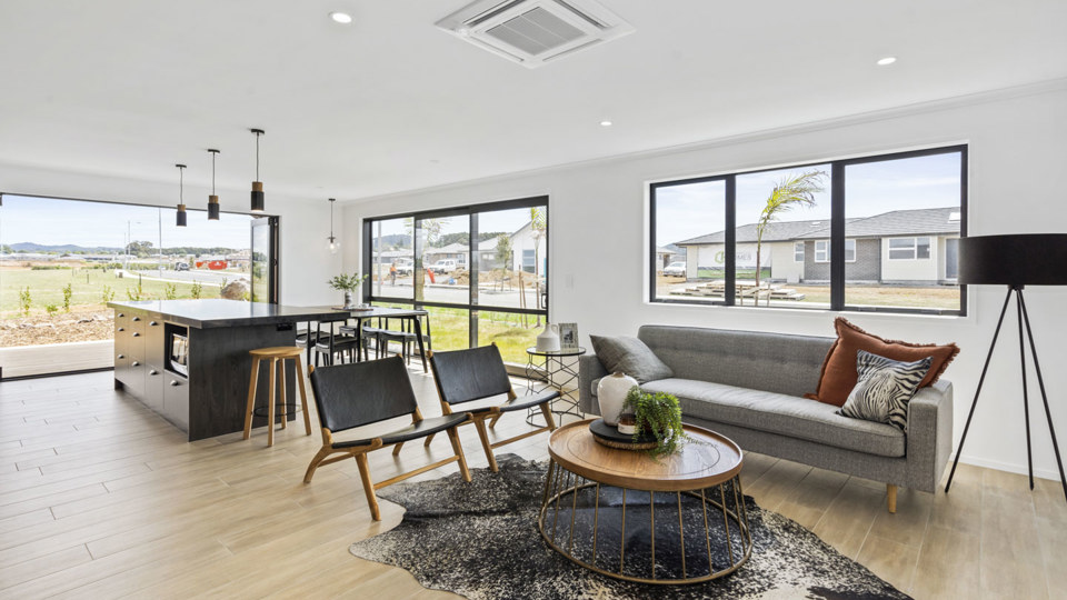 Living and dining area Classic Builders Whangarei Showhome